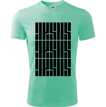 Chlapecké oblečení Jesus nápis - Dětské triko sportovní (dresovina) - 134 cm/8 let ( Mátová )