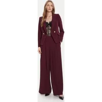 Dámské kalhoty Rinascimento Palazzo kalhoty CFC0125495003 Bordó Wide Leg XS