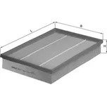 Vzduchový filtr, LX 460/1