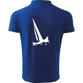 Pánská košile Katamarán 2 osoby - Polokošile pánská Pique Polo 203 - 3XL ( Královská modrá )