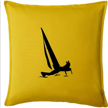 Polštář Katamarán 2 osoby - Polštář 50x50 - 50x50 - Pouze potah ( Žlutá )