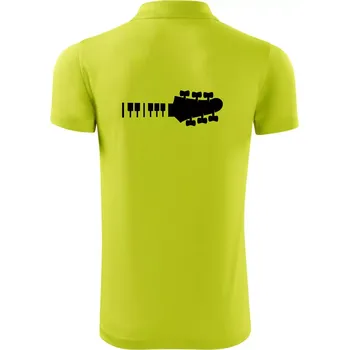 Pánská košile Klávesy a kytara - Polokošile Victory sportovní (dresovina) - L ( Limetková )