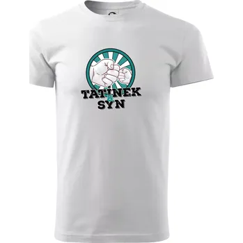 Tatínek a syn - Triko extra velké (5-8XL) - 8XL ( Bílá )
