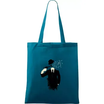 Zbraň trumpeta - Taška bavlněná - 42 x 38 cm ( Petrolejová )