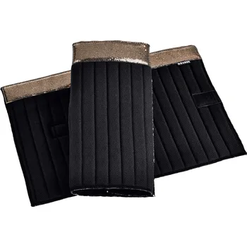 Ochrana nohy a ocasu BUSSE Podložky pod bandáže Klett Glitter BUSSE, pár, black/bronze 33x45 cm