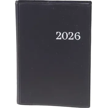 Diář Minidiář 2/2 PVC černé