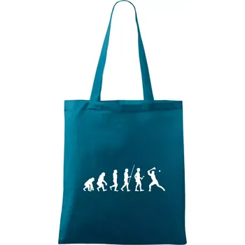 Evoluce hurling - Taška bavlněná - 42 x 38 cm ( Petrolejová )