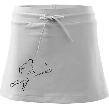 Dámská sukně Hurling hráč - Sportovní sukně - two in one - M ( Bílá )