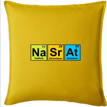 Polštář Barevná tabulka nasrat - Polštář 50x50 - 50x50 - Pouze potah ( Žlutá )