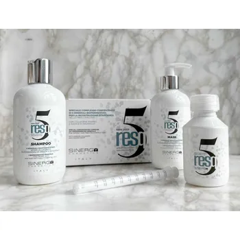 Pleťové sérum Sinergy Cosmetics Sinergy Hair Deep RESQ5 Serum 3x100ml - Remineralizační sérum