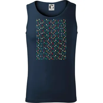 Kytary celé triko - Tílko pánské Core - 2XL ( Námořní modrá (velmi tmavá - téměř černá) )