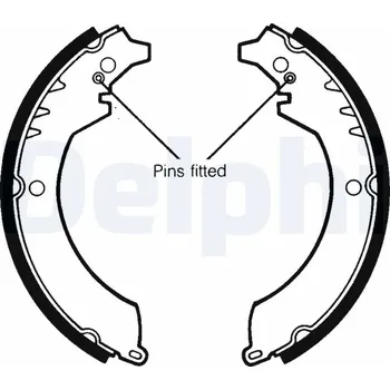 Brzdová čelist Sada brzdových čelistí, LS1359