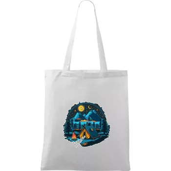 Šumava pod stanem - Taška bavlněná - 42 x 38 cm ( Bílá )