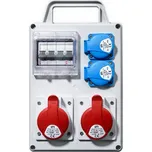 Zásuvková skříň ETI EDS4D 2/2 16 B IP44 2x230V 2x400V/16A/5p 001105824