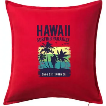 Polštář Hawaii - Polštář 50x50 - 50x50 - Pouze potah ( Červená )