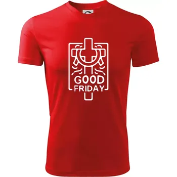 Chlapecké tričko Good friday - Dětské triko sportovní (dresovina) - 122 cm/6 let ( Červená )