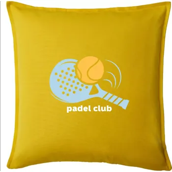Polštář Padel club - Polštář 50x50 - 50x50 - Pouze potah ( Žlutá )