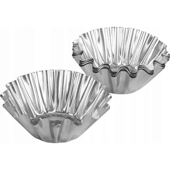 Plech na pečení Forma/košík na pečení 11cm pocínovaná 5ks