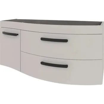 Koupelnový nábytek Koupelnová skříňka pod umyvadlo Devo Vena 2.0 pravá šedá 110 x 50 x 42 cm VE2-SU1D2SP-1-F118L09