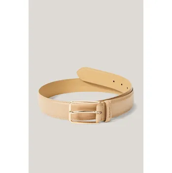 Opasek OPASEK GANT LEATHER BELT CARAMEL BEIGE