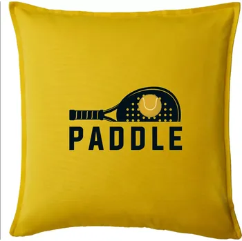 Polštář Paddle logo na ležato - Polštář 50x50 - 50x50 - Pouze potah ( Žlutá )