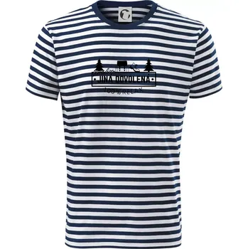 Pánské oblečení Trochu jiná dovolená batoh - Triko na vodu - 2XL ( Prouhovaná )