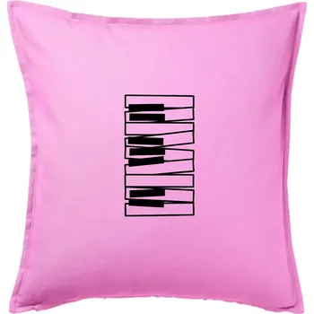Polštář Klávesy svisle - Polštář 50x50 - 50x50 - Pouze potah ( Růžová )