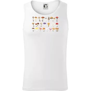 Houby barevné - Tílko pánské Core - 2XL ( Bílá )