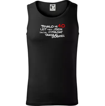 Pánské termoprádlo Trvalo mi 40 let než jsem začal vypadat takhle dobře - Tílko pánské Core - M ( Černá )