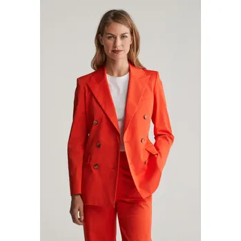 Dámské sako BLEJZR GANT COTTON BLAZER ORANGE RED