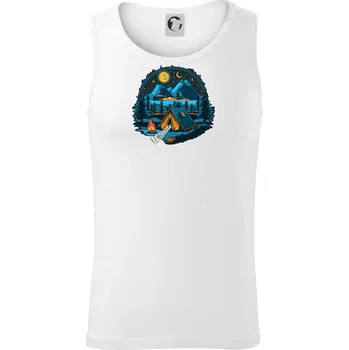 Krkonoše pod stanem - Tílko pánské Core - M ( Bílá )