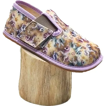 Dívčí obuv Pegres PEGRES BF 01 papuče jednorožec BF01JEDNOROZEC Velikost 24