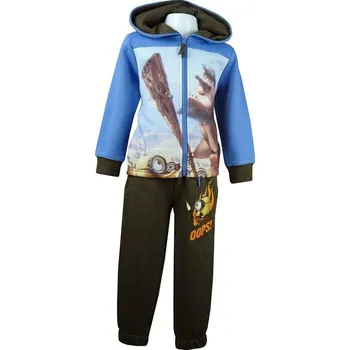 Sun City Chlapecká tepláková souprava MIMONI na zip s kapucou Barva: Modrohnědá, Velikost: 128