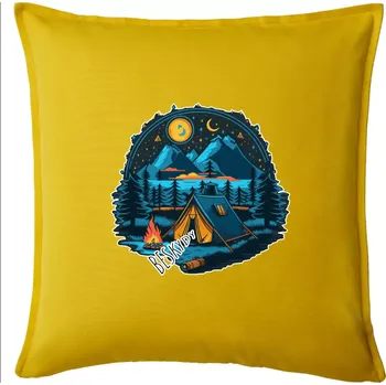 Polštář Beskydy pod stanem - Polštář 50x50 - 50x50 - Pouze potah ( Žlutá )