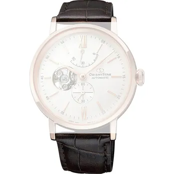 Řemínek na hodinky Kožený řemínek Orient Star UL025011P0 20mm (pro RE-AV00), hnědý