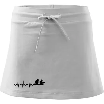 Dámská sukně EKG hasiči - Sportovní sukně - two in one - L ( Bílá )