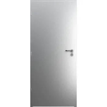 Interiérové dveře Porta doors ZK Plechové dveře 60 L, 600 × 1970 mm, pozinkované, levé, plné SCWP0PML060000SP3KH000