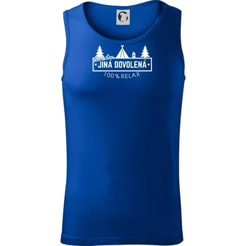 Trochu jiná dovolená stan - Tílko pánské Core - L ( Královská modrá )