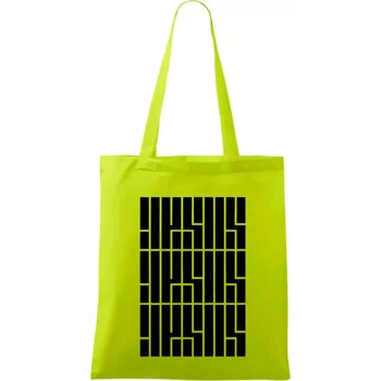 Jesus nápis - Taška bavlněná - 42 x 38 cm ( Limetková )