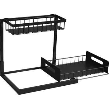 Organizér pod dřez/umyvadlo SKVELER, s vysouvatelnou policí