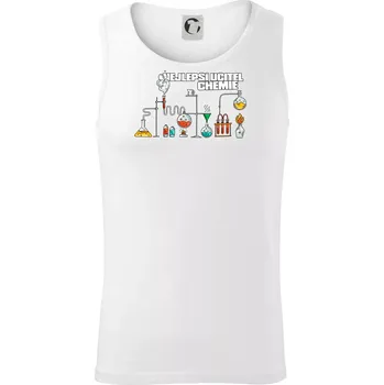 Nejlepší učitel chemie - Tílko pánské Core - L ( Bílá )
