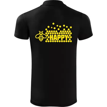 Pánská košile Bee Happy - Polokošile Victory sportovní (dresovina) - 2XL ( Černá )
