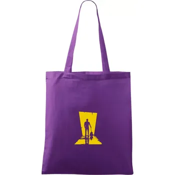Kytarista ve tmě - Taška bavlněná - 42 x 38 cm ( Fialová )