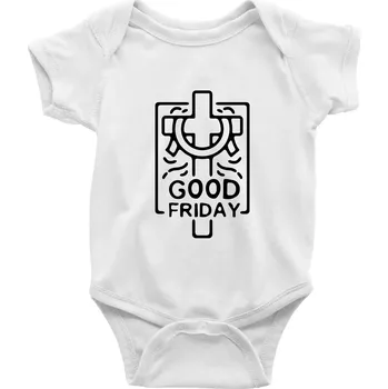 Kojenecké oblečení Good friday - Body kojenecké s krátkým rukávem - Krátký r. 12-18 měs ( Bílá )