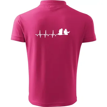 Pánská košile EKG hasiči - Polokošile pánská Pique Polo 203 - XL ( Purpurová )