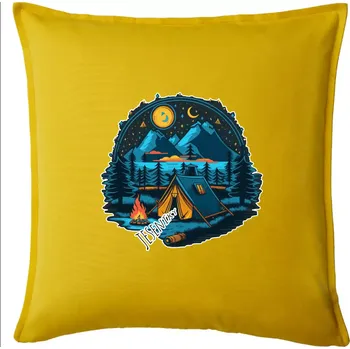 Polštář Jeseníky pod stanem - Polštář 50x50 - 50x50 - Pouze potah ( Žlutá )