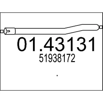 Výfuková trubka Výfuková trubka, 01.43131