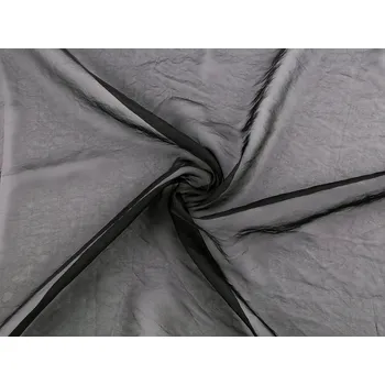 Organza dekorační / oděvní matná, krešovaná