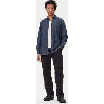 Pánská košile G-Star Raw džínová košile D27083-D539 Tmavomodrá Regular Fit S