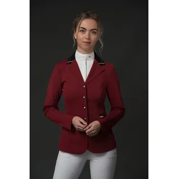 Jezdecké sako Závodní sako AmbitionFirst - vínová, 36